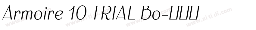 Armoire 10 TRIAL Bo字体转换